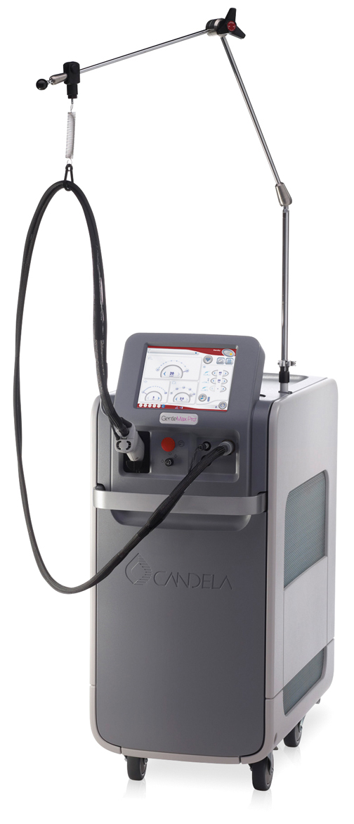 Machine d'épilation laser Candela utilisée au cabinet Auralis Clinic